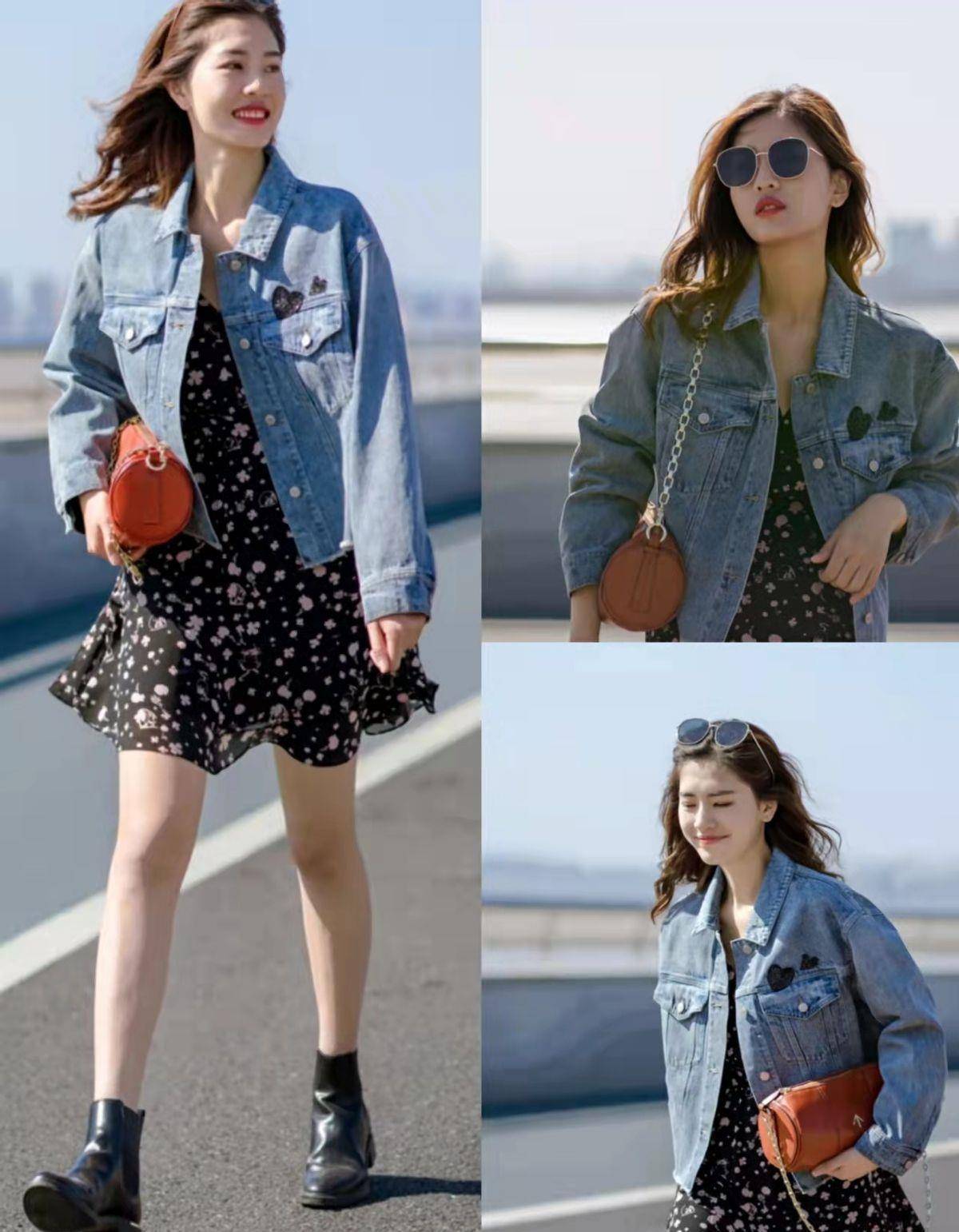 "浅色牛仔外套"穿不腻!搭配这些单品清爽干净,春季出门美美哒