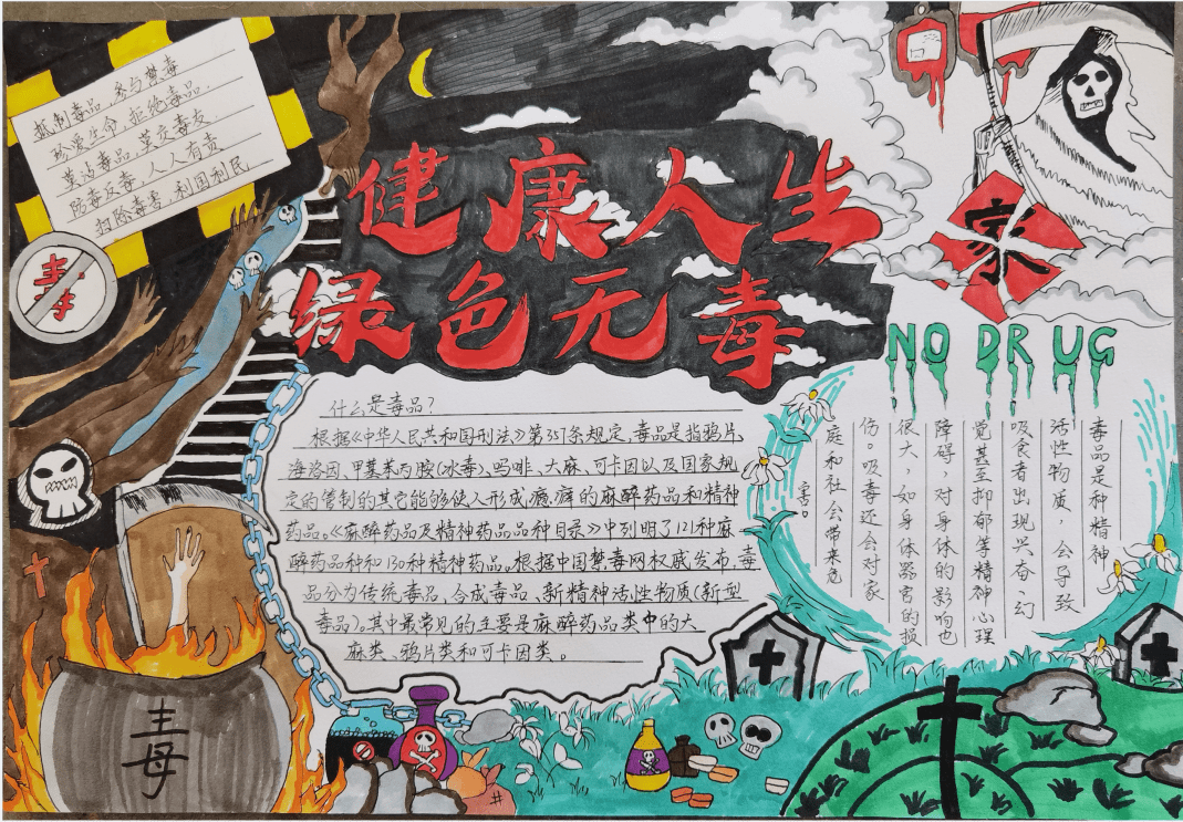 获奖公布丨"禁毒宣传进万家"禁毒手抄报线上征集大赛活动获奖名单公布