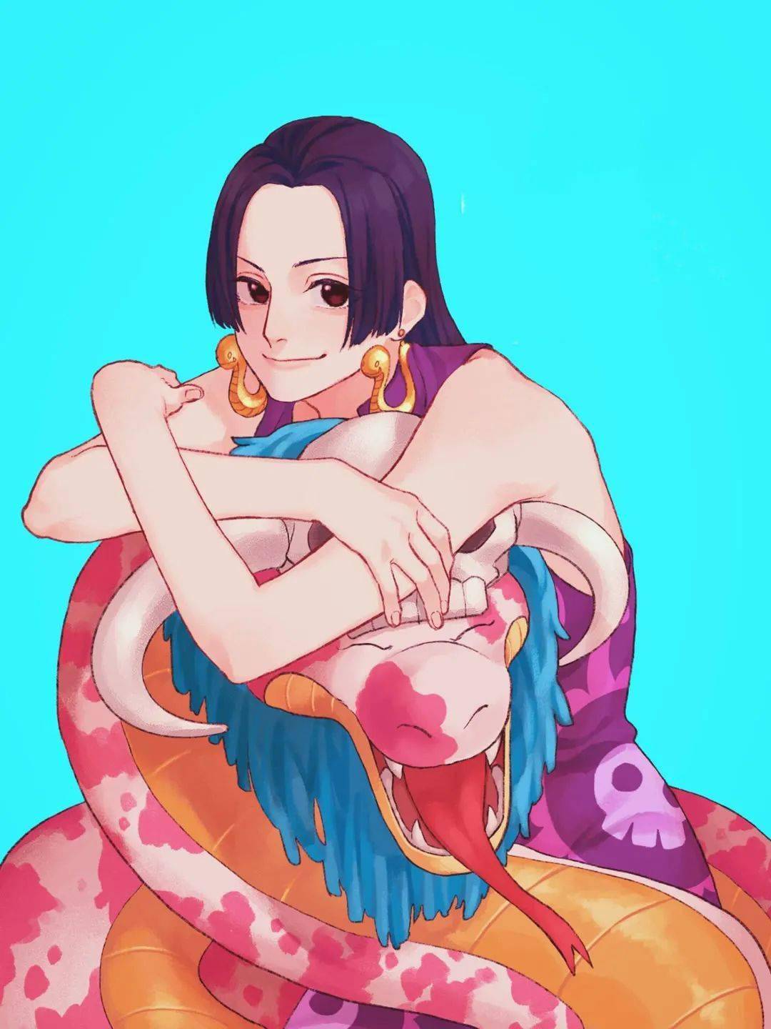 海贼王壁纸最美女帝路飞的福气