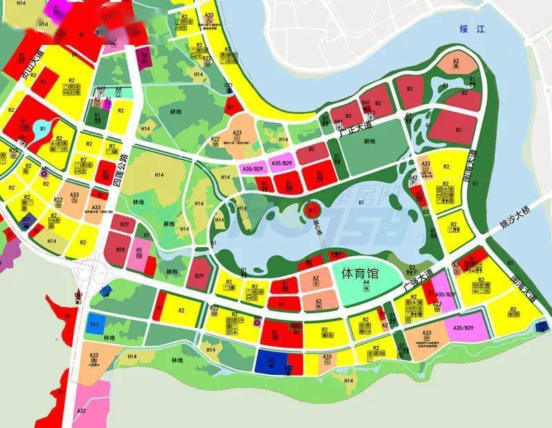 是央企占地97亩拟建商业综合体四会贞山湖畔地块旧规划图上曾标注华x
