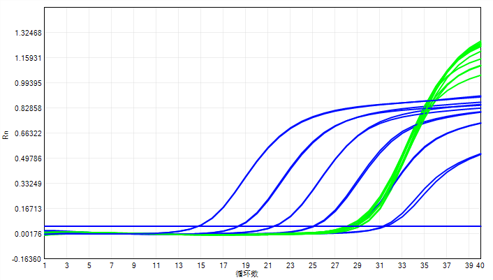 实时荧光定量pcr曲线图片