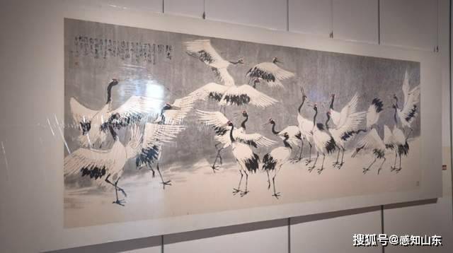 “琴岛潮风”潘锡豪中国画作品展开幕(图4)