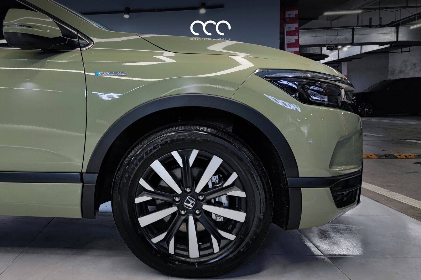 本田皓影漫彩改色膜亮卡其绿 ,恰到好处的饱和度 一眼就很舒服_搜狐