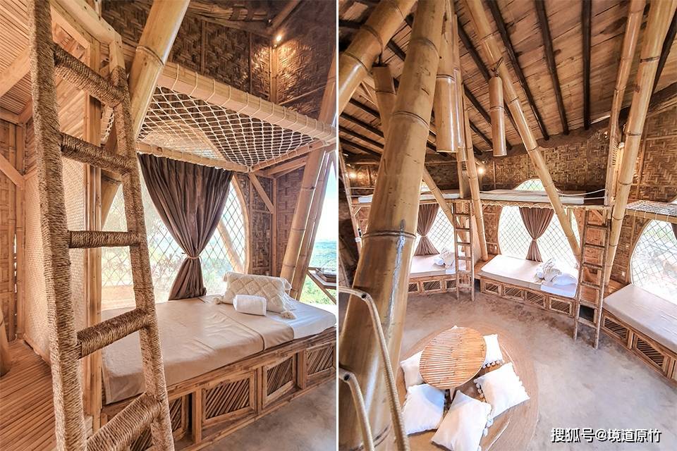 美丽乡村建设 个性生态竹建筑度假区 竹屋 竹亭 竹房子_竹子_结构