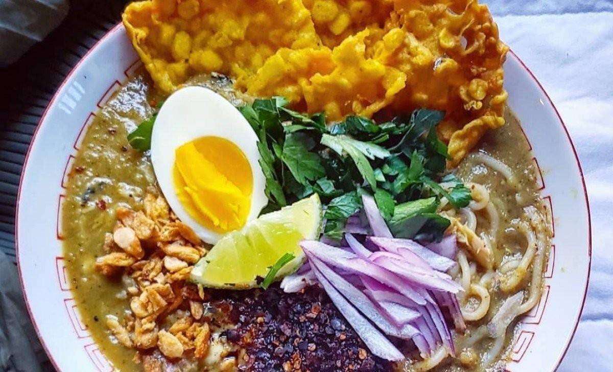 看着很普通,但这些是缅甸仰光5大最佳街头小吃_沙拉_包括_莫欣