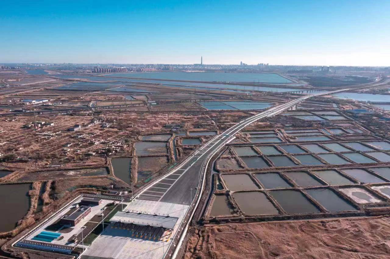 塘承高速公路滨海新区段暨宁车沽收费站正式开通_智慧_天津市_车道