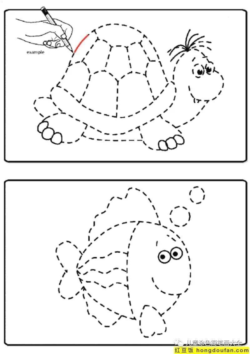 幼小衔接】99张为三到五岁孩子准备的带有趣味故事性的有趣的控笔免费练习题！_搜狐网, image size:800x1131