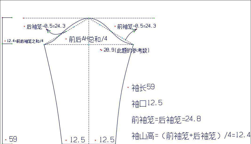 女士打底衫裁剪尺寸图图片