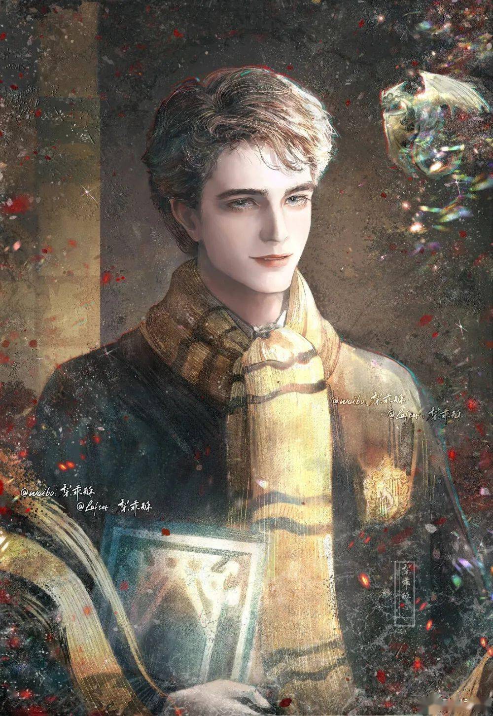 头像丨可爱节日头像o哈利波特手绘壁纸_水印_图片_钟声