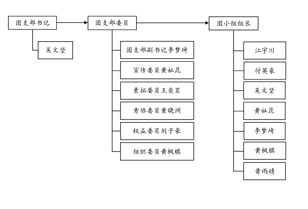 团支部的组织结构图片