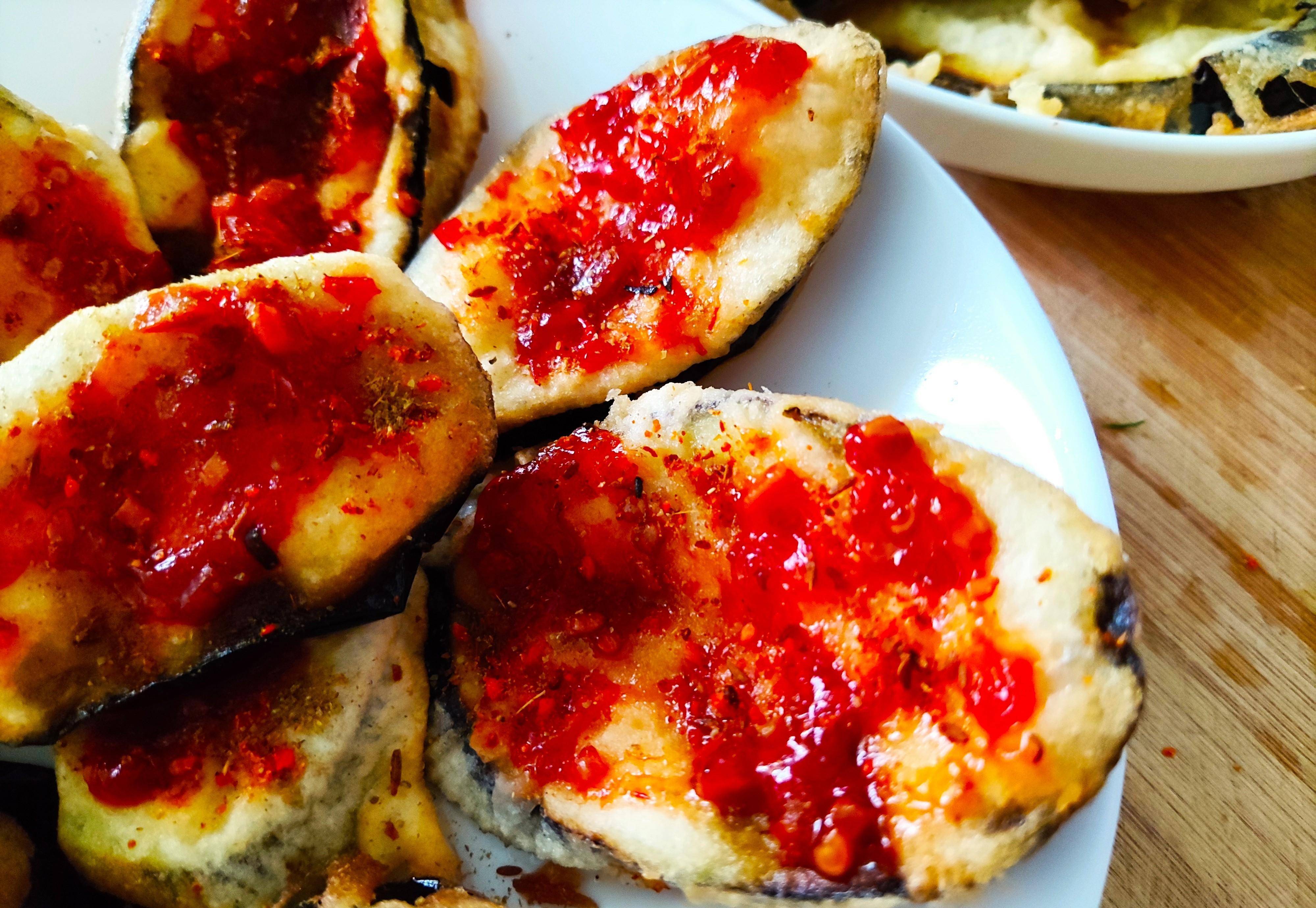 可以尝尝炸茄排,虽为素,但却又香又好吃_面糊_孩子_老人