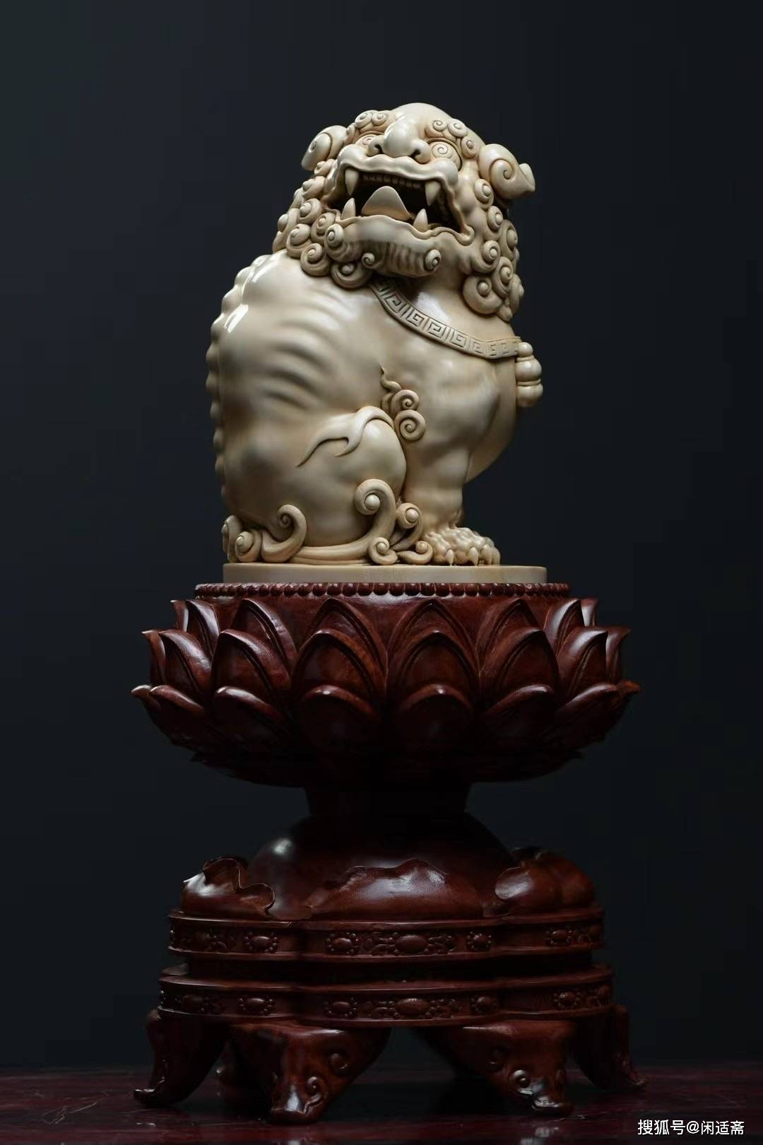 摹古,清宫廷器物,狻猊瑞兽_造型_形象_雕刻