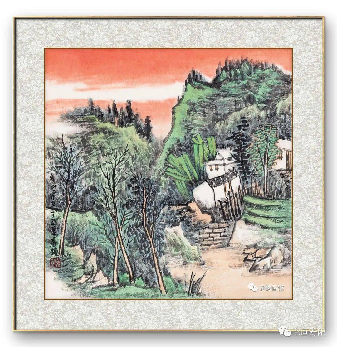 【线上展览】冯春锁山水画作品展_文化_寿阳县_画集