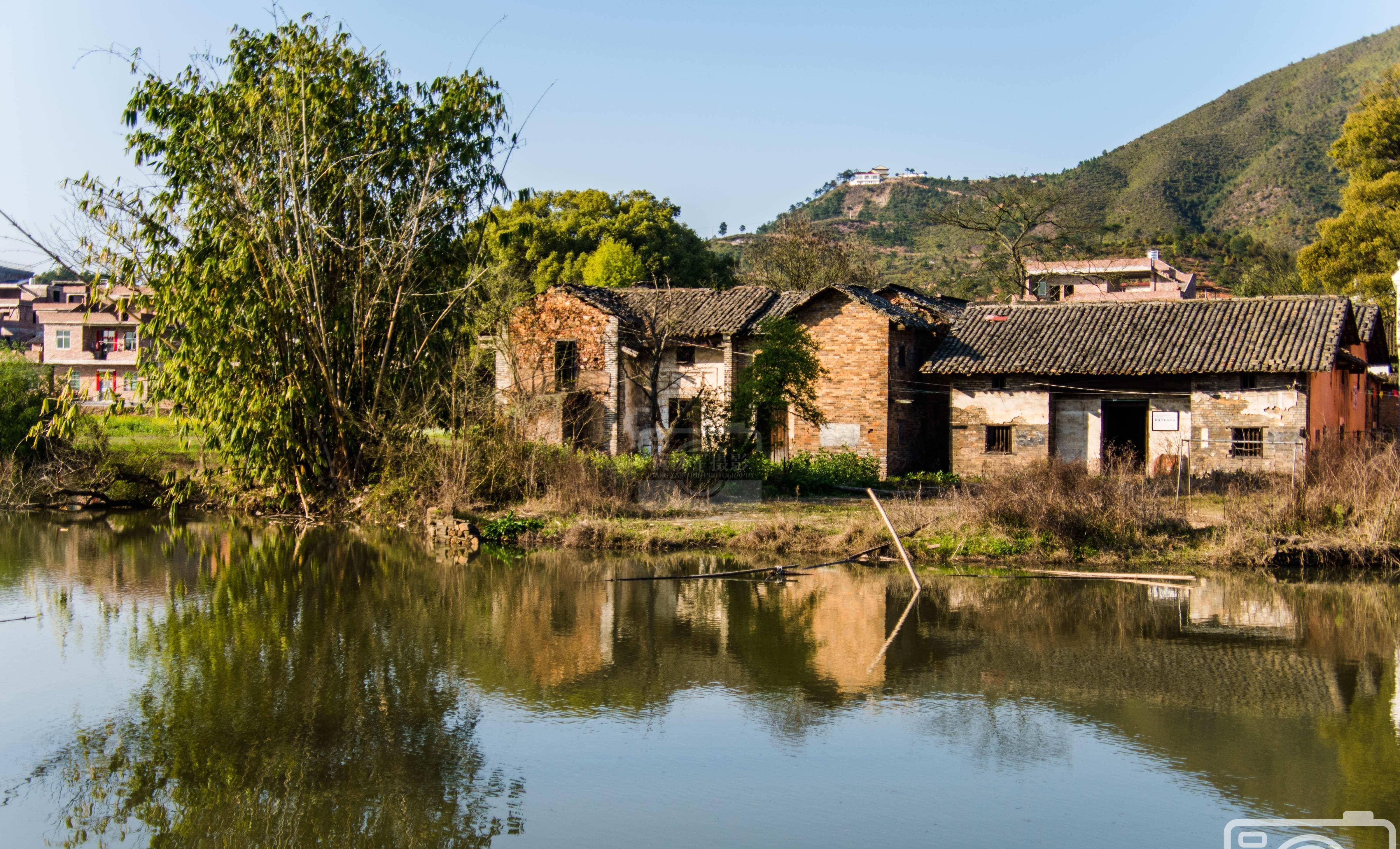 赣州坝脑村的历史古建筑