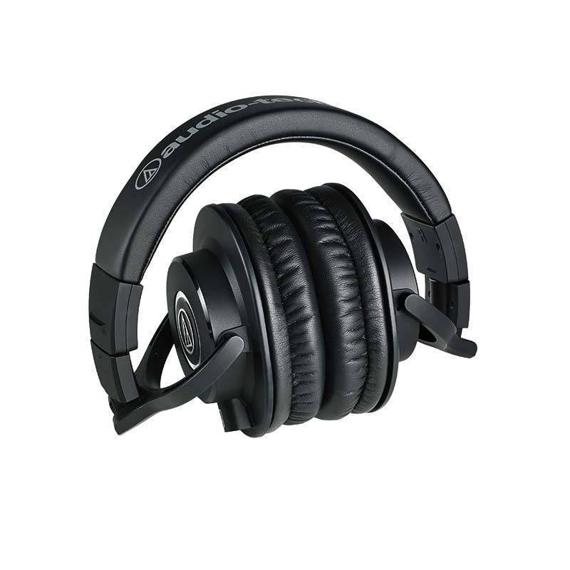 铁三角audiotechnica m40x录音棚全封闭歌手录音师监听耳机录音编曲