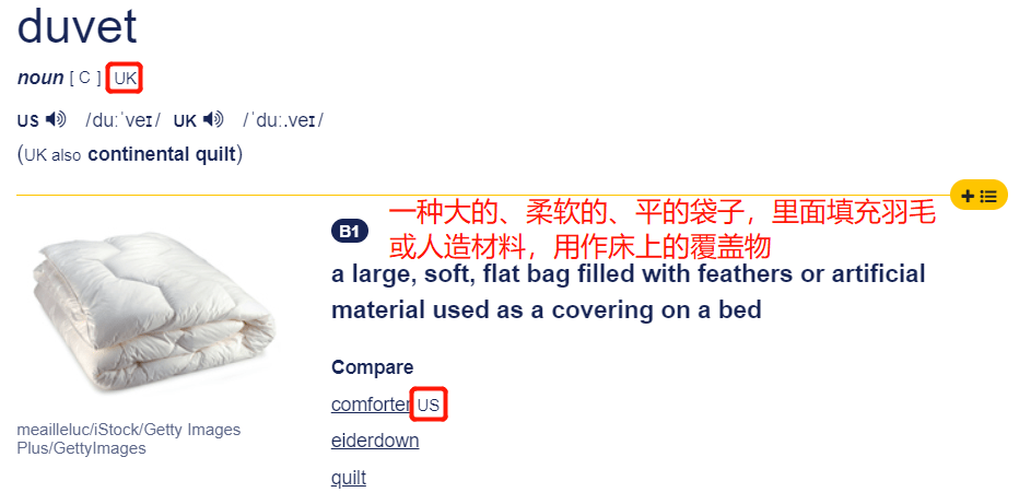 老外讲「被子」,为啥不常说quilt?_duvet_截图_时候