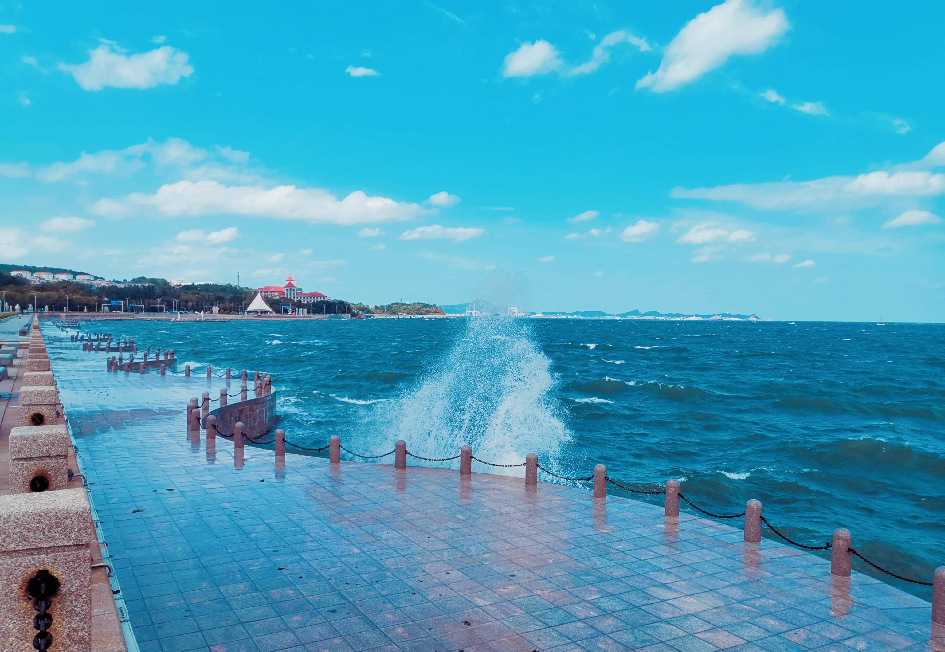中国最美海岸线-两万步踏过烟台海滨_广场_风景区_旅游资源