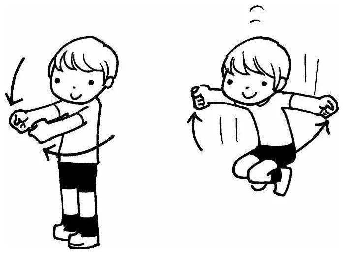 3-6岁幼儿体育准备活动(图)_运动_进行_手臂