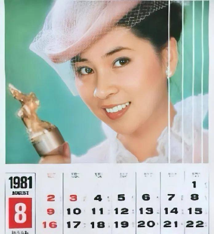 1981年香港掛曆,臺灣女星和香港女星誰更美?_米雪_胡慧中_汪明荃