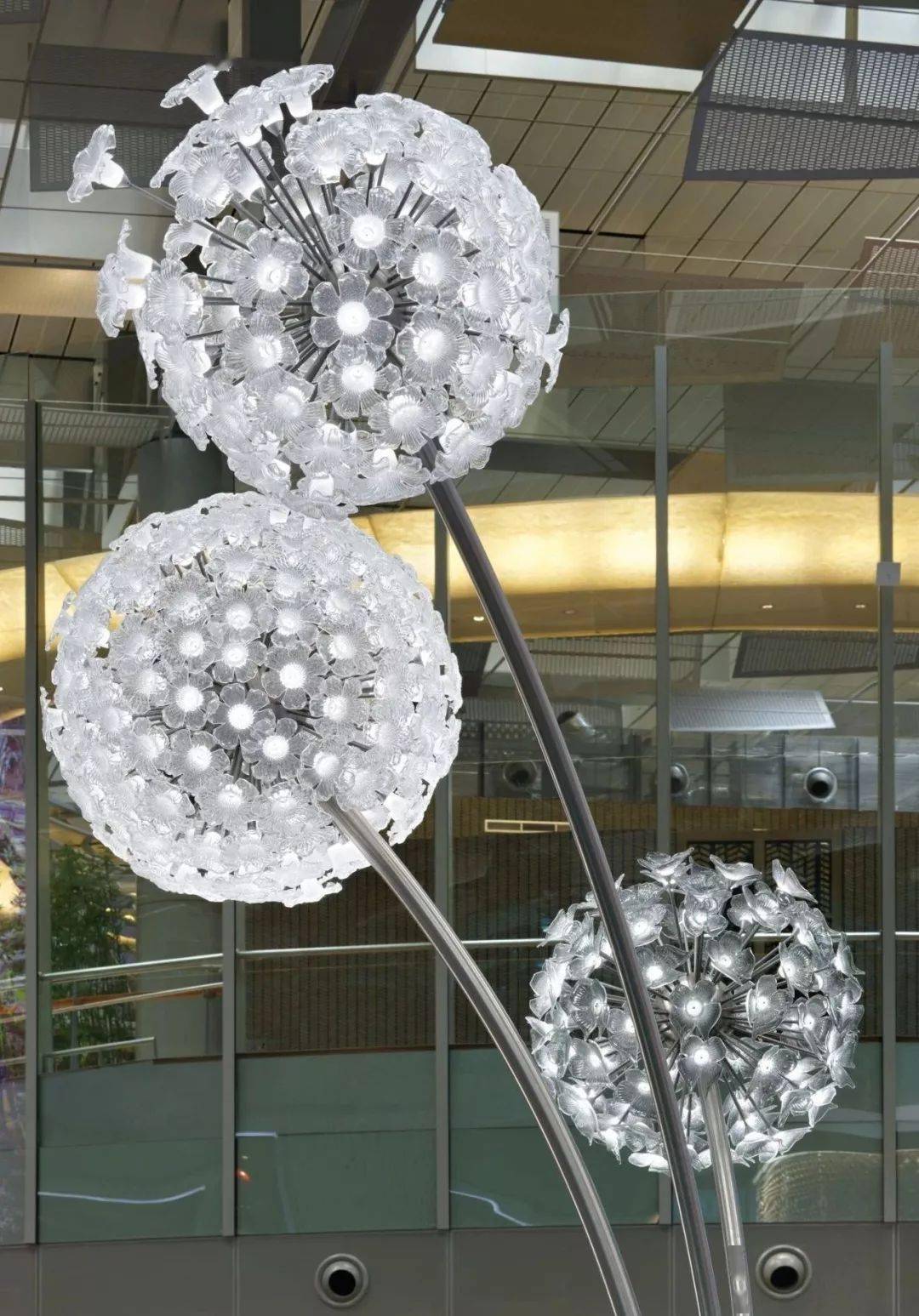 蒲公英艺术装置大赏|展现自然与科技之美_雕塑_灵感_进化