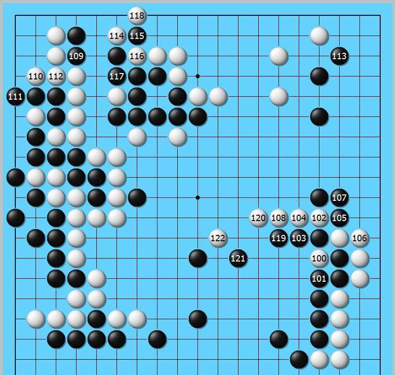 16-17岁的围棋少年,李昌镐柯洁谁的棋力更强(决赛棋谱解析)_实战_白棋