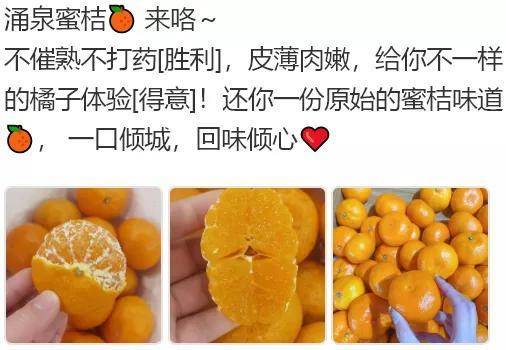 水果文案:蜜桔文案,水果蜜桔售卖文案_运营_圈子_表情
