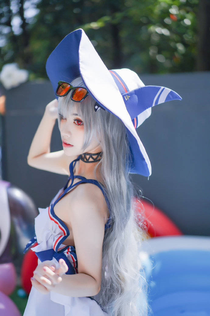 cos:明日方舟斯卡蒂驭浪cosplay正6p-君珺un_伊喵_正片_部落