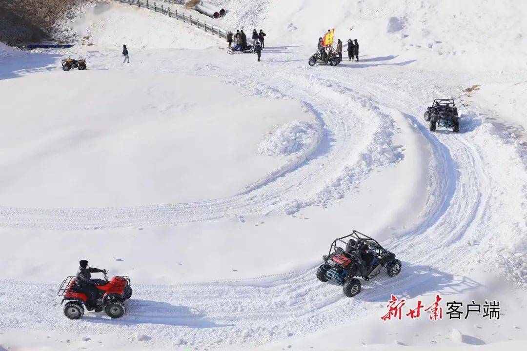 金昌市金川区宁远堡镇乡韵龙景野狐湾嬉雪场建成迎客