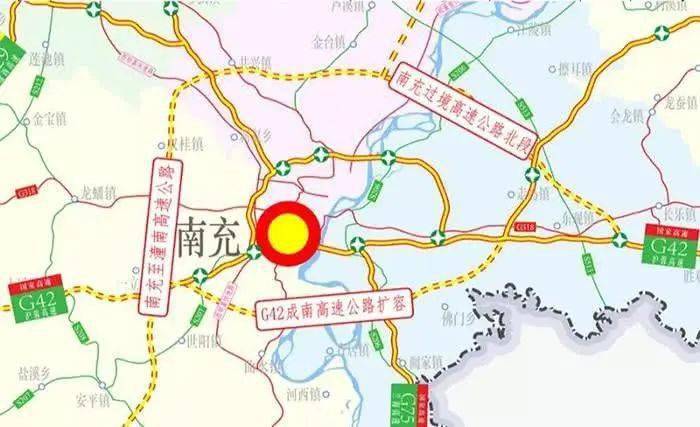 南潼高速嘉陵区卫星图图片