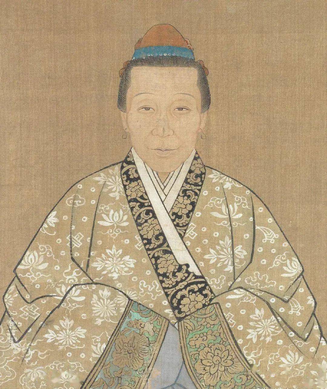 明朝写生欣赏_绢本_时间_肖像画