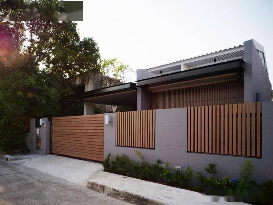 一提木栅栏,很多人都用作隔断,却不知道室内外还能有这么多利用_整体