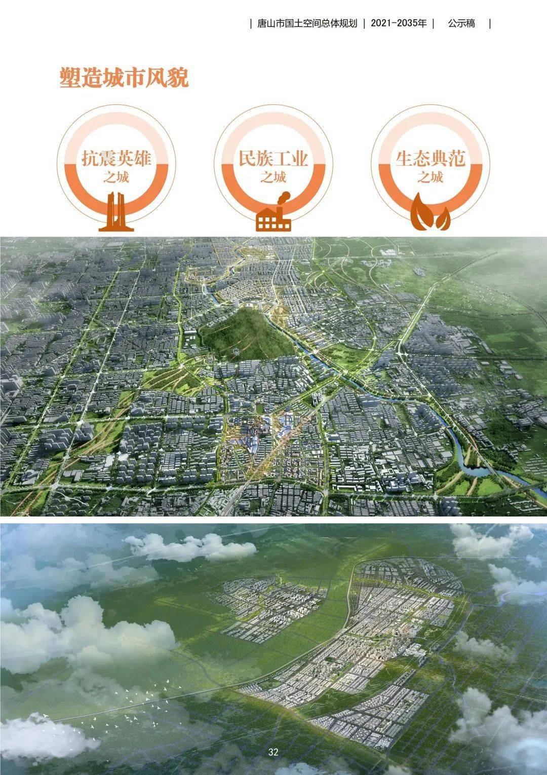 唐山市国土空间总体规划(2021—2035)公示!