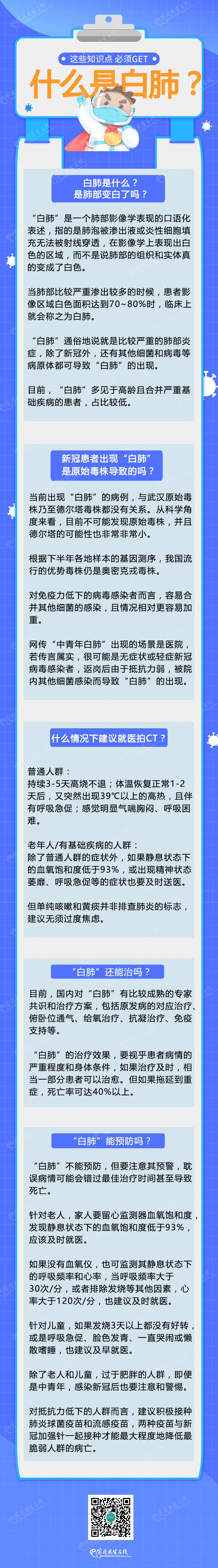 白肺和原始毒株有关？什么情况下要去拍CT？