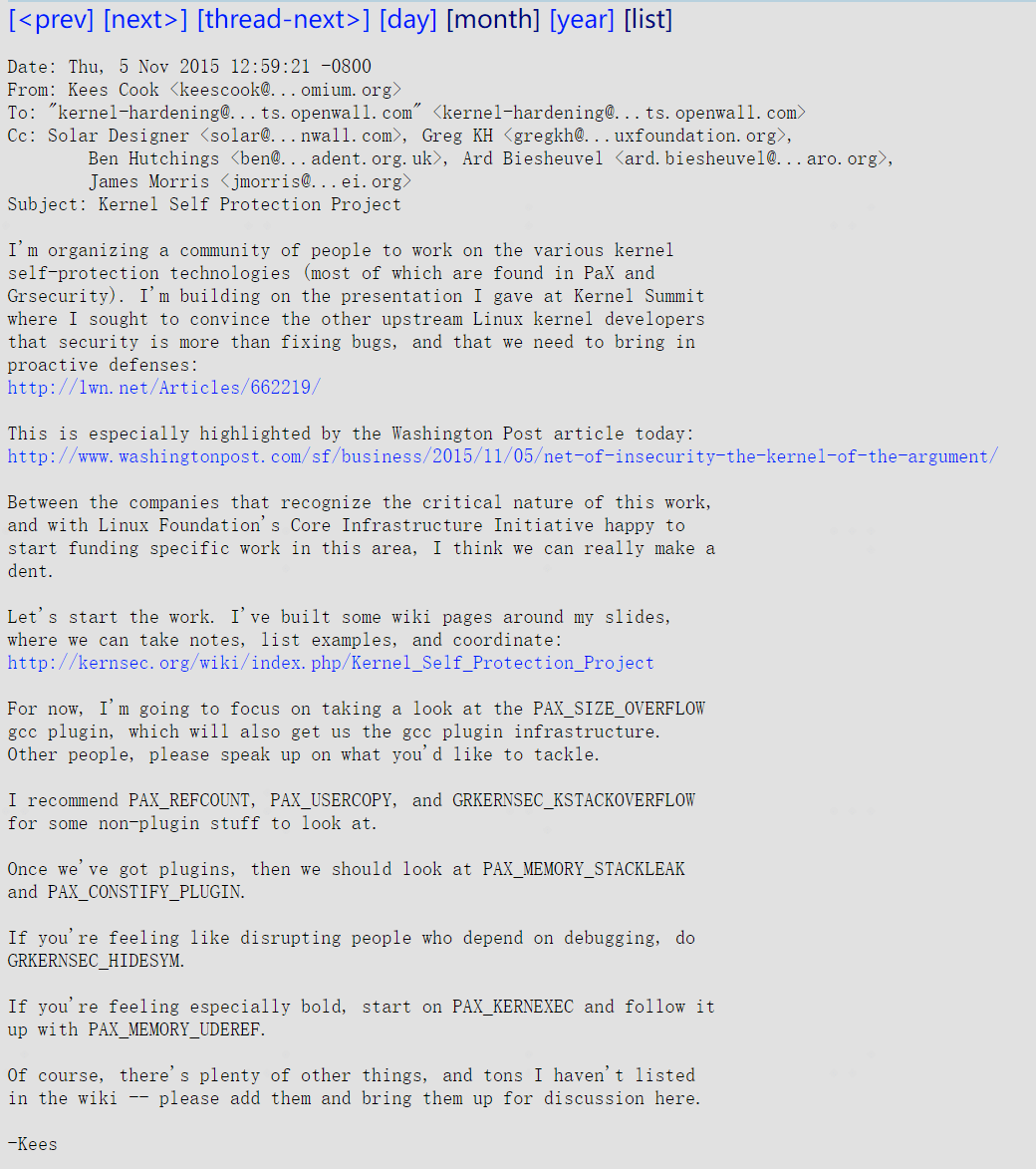 linux内核安全技术—开源演进回顾_fixing_kernel_社区