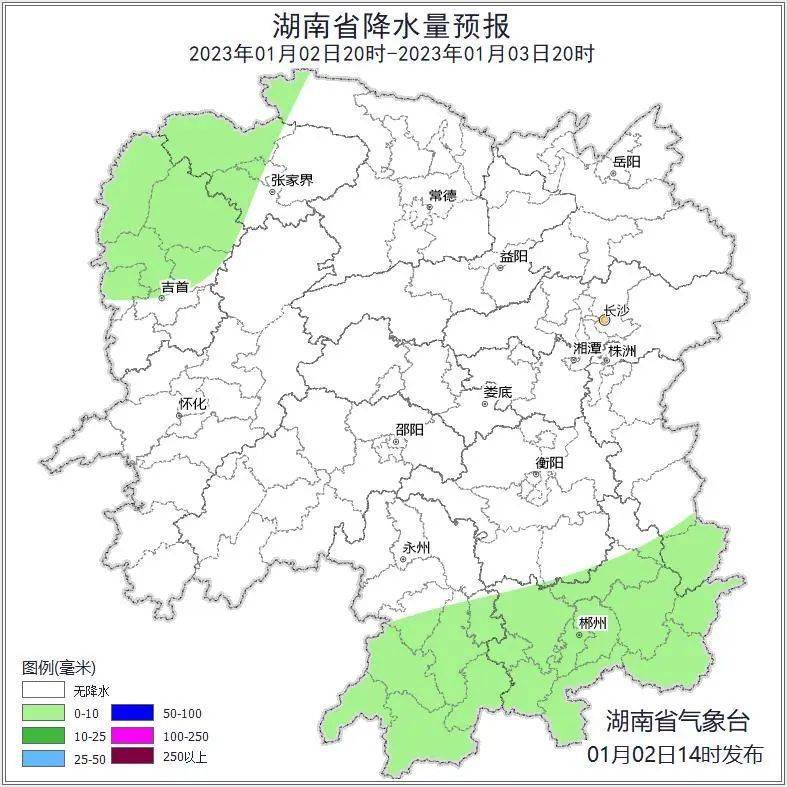 降雨偏少局地有霾湖南本周天气