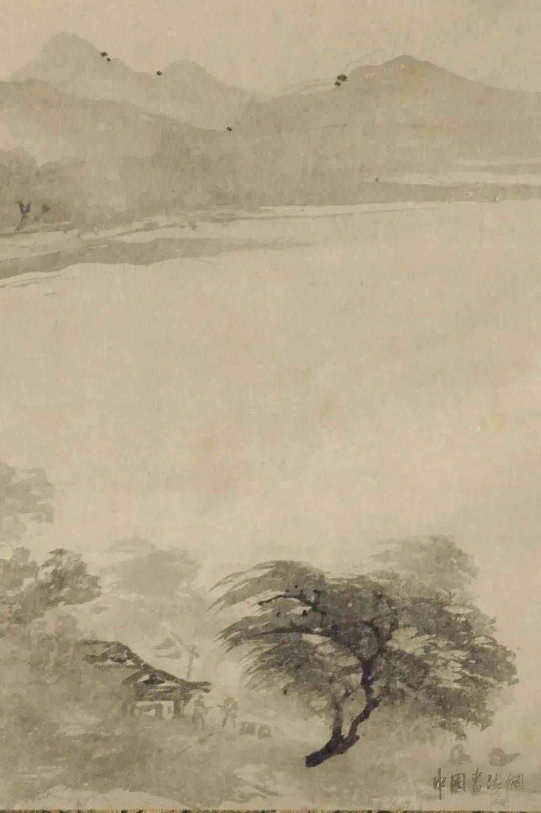 牧溪《潇湘八景之远浦归帆》(传)_米氏_景物_董源