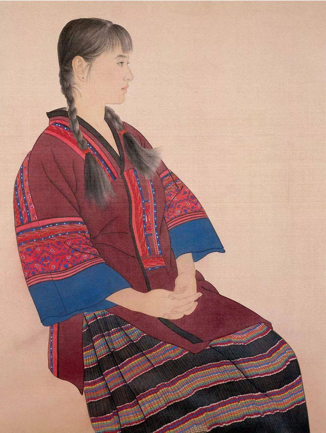 当代工笔人物百家精品合集_作品_系列_赵国经