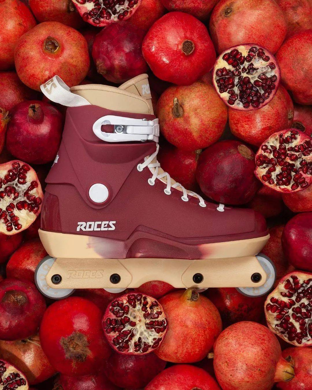 新品预售丨roces m12 石榴红极限轮滑鞋——2023年第一抹惊艳的红色