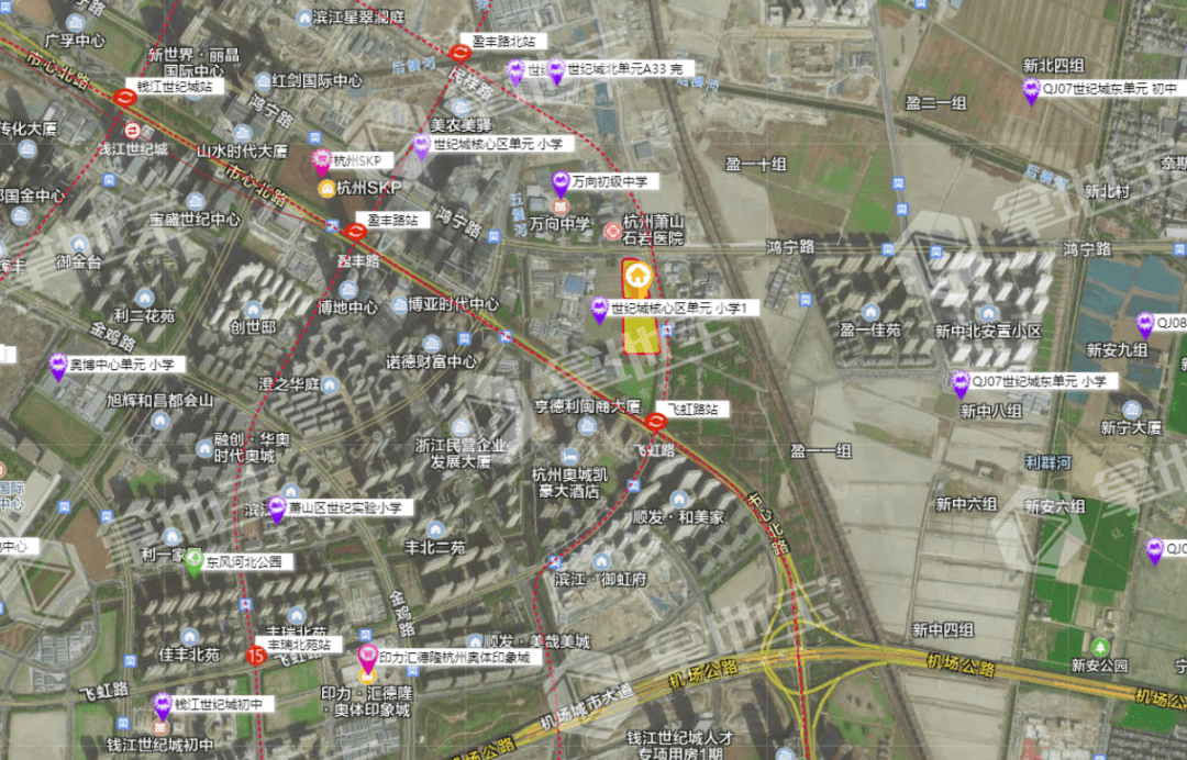 【公示】滨江钱江世纪城地块方案公示，规划8幢住宅！_杭州市_配套_数据