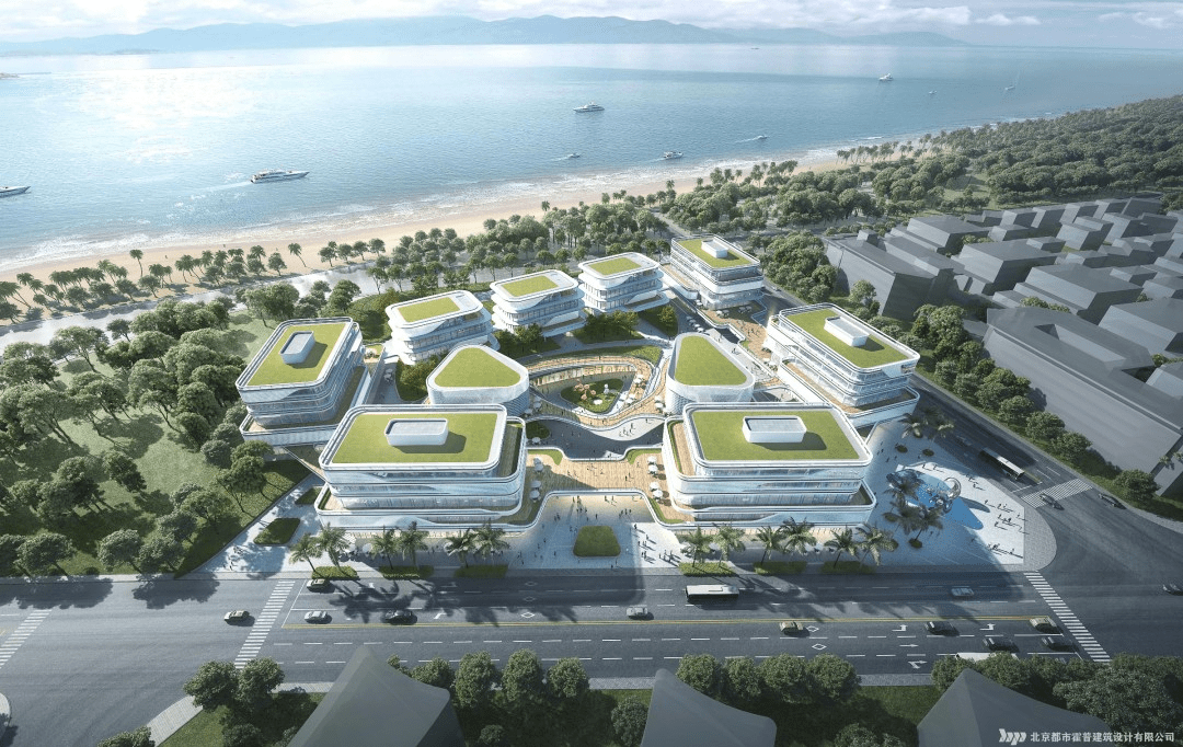 “乘风破浪”的海边建筑！海口这个项目设计方案出炉→_街区_滨海_场地