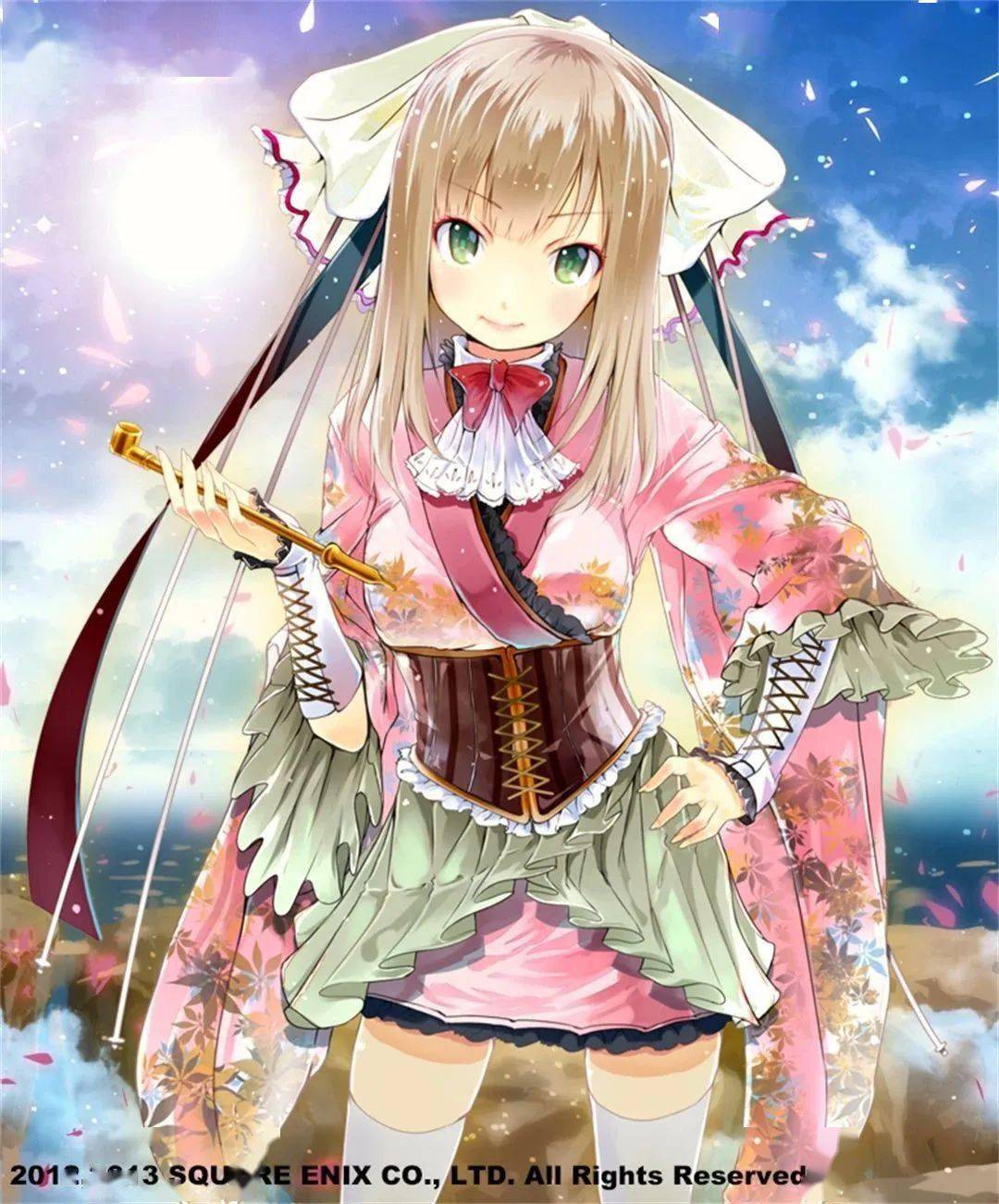 狼ト生キル绘制的妹子造型可爱漂亮