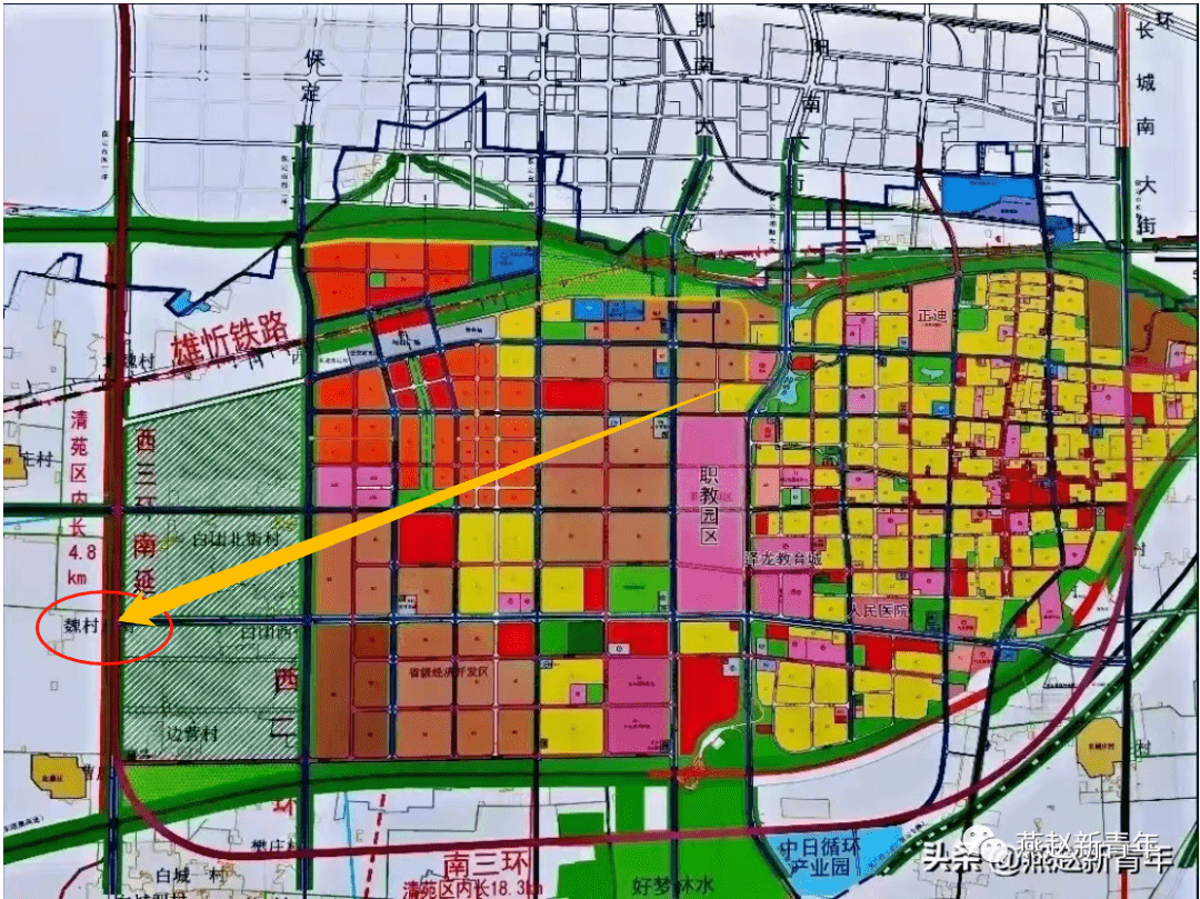 保定南城规划图片
