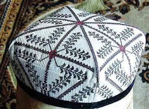 新疆帽的装饰花纹图案图片