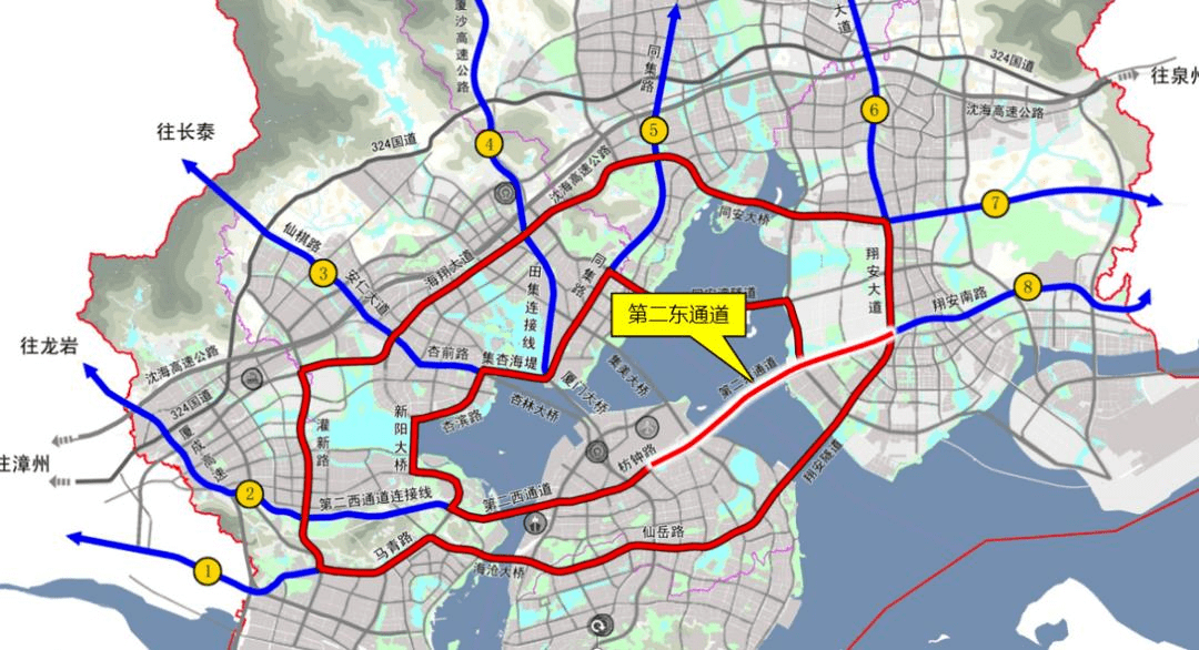 厦门brt快12路线图站点图片