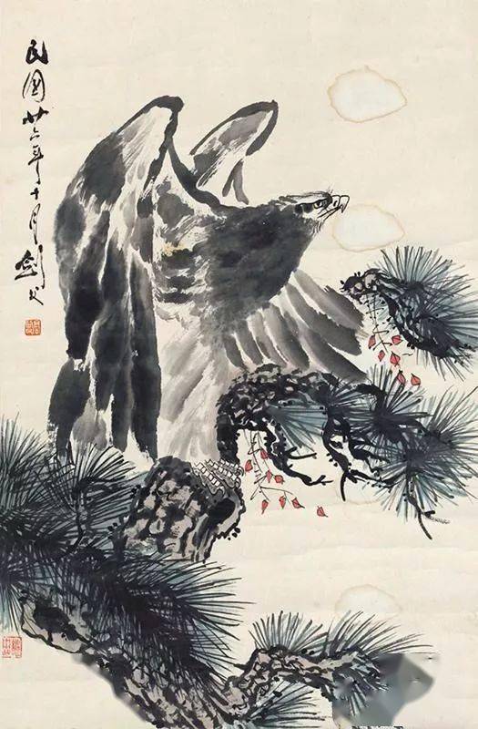 岭南画派高剑父作品欣赏(160幅)_技法_绘画_中国