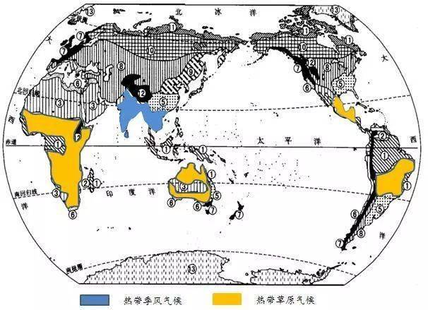 【地理視野】非洲國家經濟排行榜,熱帶草原氣候的成因歸納,熱帶季風