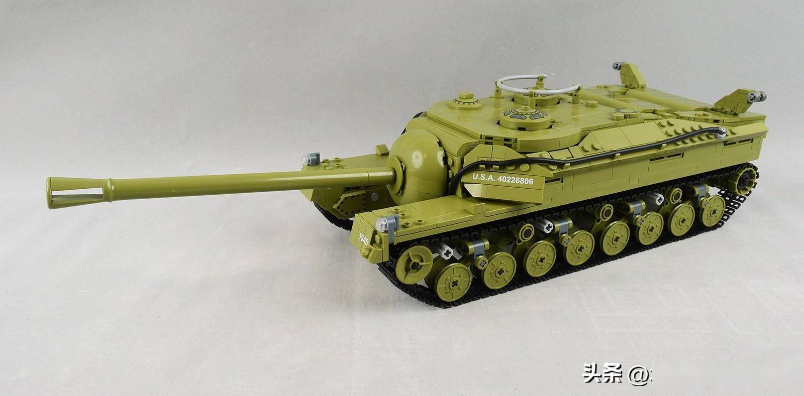 迅捷如风的钢铁怪兽:潘洛斯t28超重型坦克小测_履带_附加_车体
