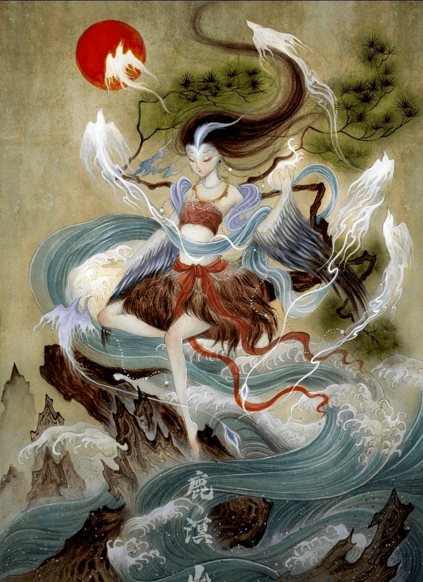 精卫国风最重要,最戳人的就在于它的叙述方式和构图留白.