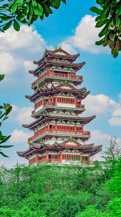 简阳鳌山公园介绍图片