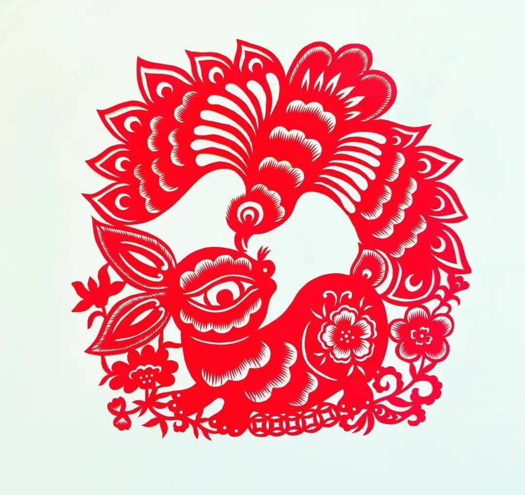 "生态黄河口 喜迎癸卯兔"2023玉兔贺岁剪纸作品赏析_山东省_福建省